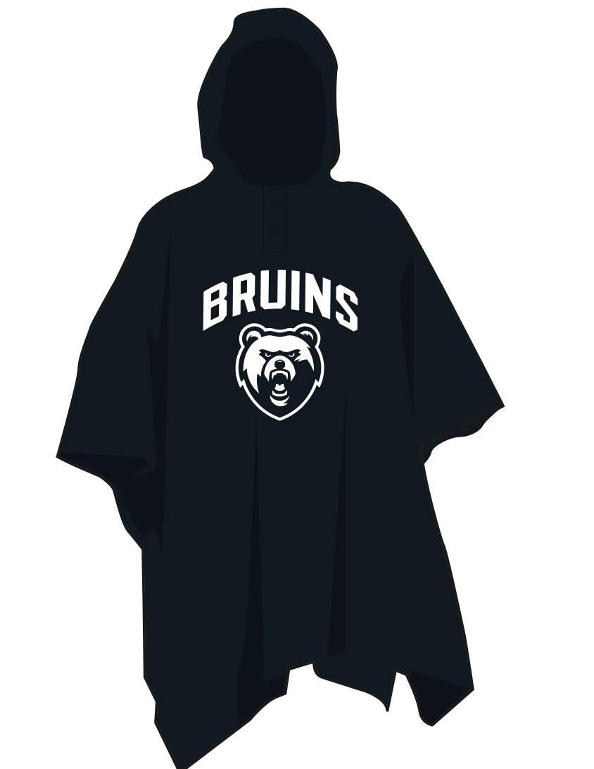 Downpour Heavy Duty Poncho with Storage Pouch - Navy