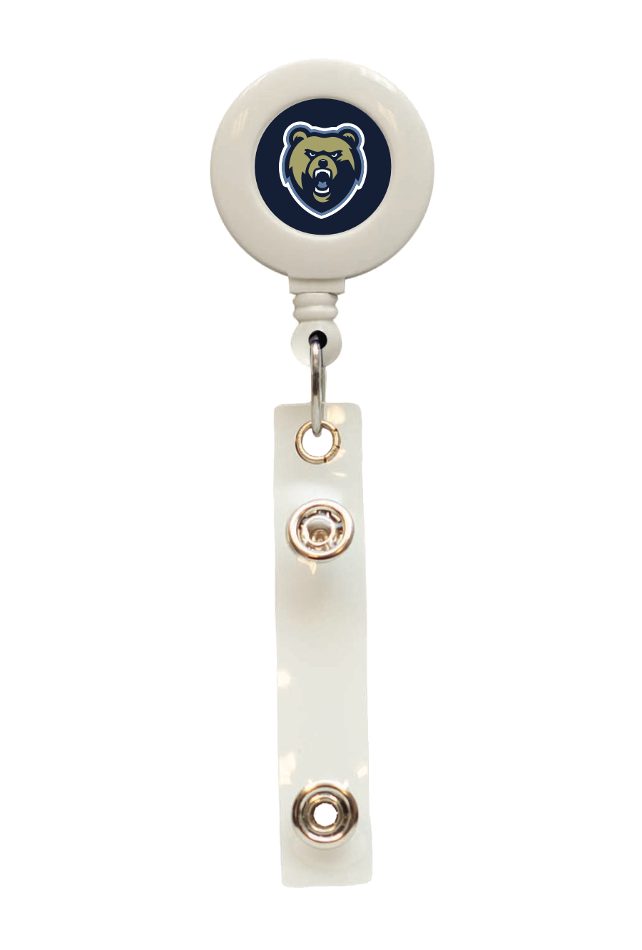 Retractable ID Clip - Bear Head