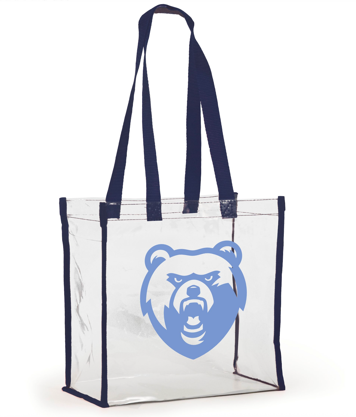 Clear Stadium Tote - Bear Head