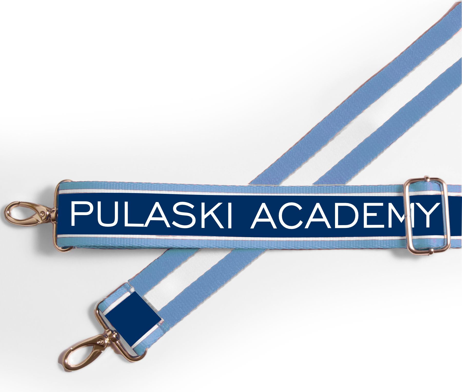 Purse Strap (1.5") - PULASKI ACADEMY/Stripes