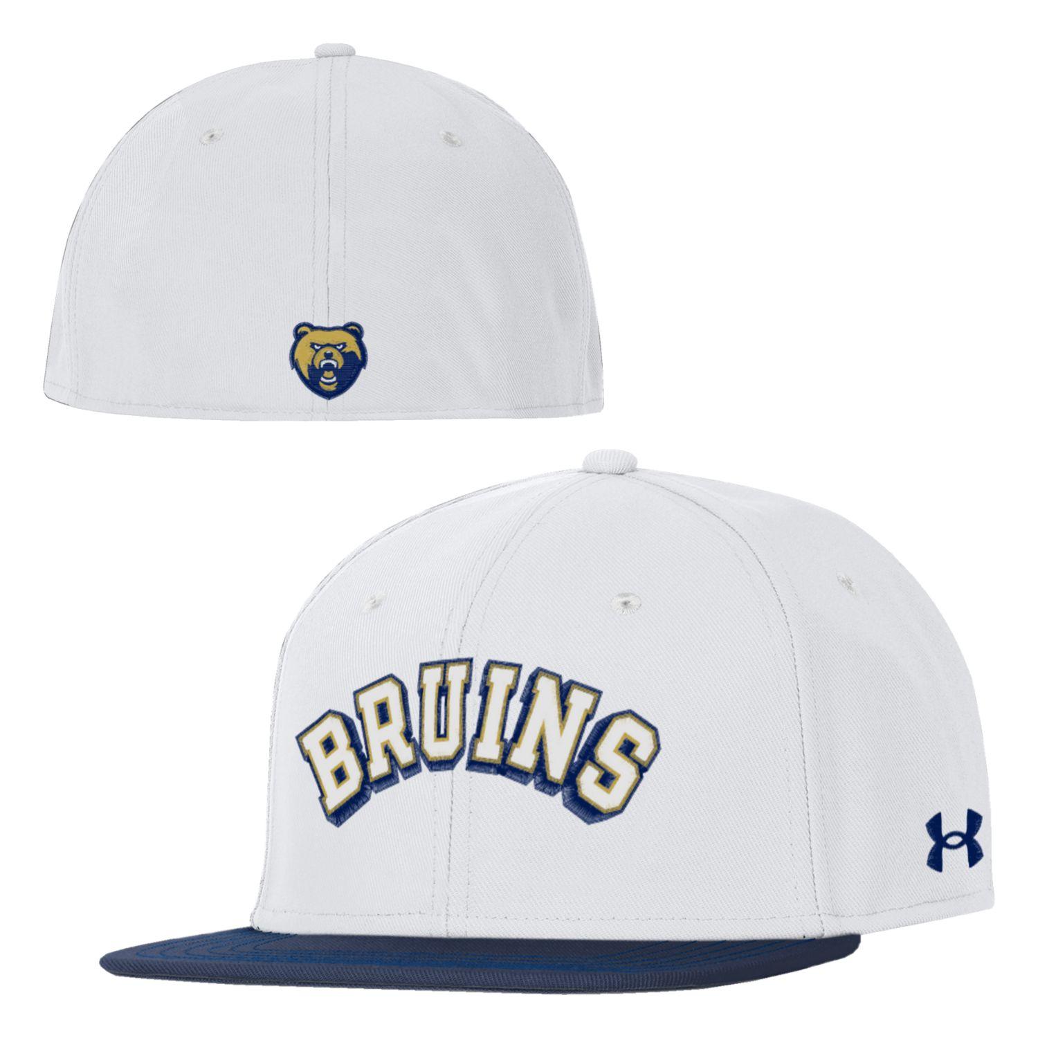 UA Huddle 4 Size Navy/White Flatbill Hat - 3D Arched Bruins