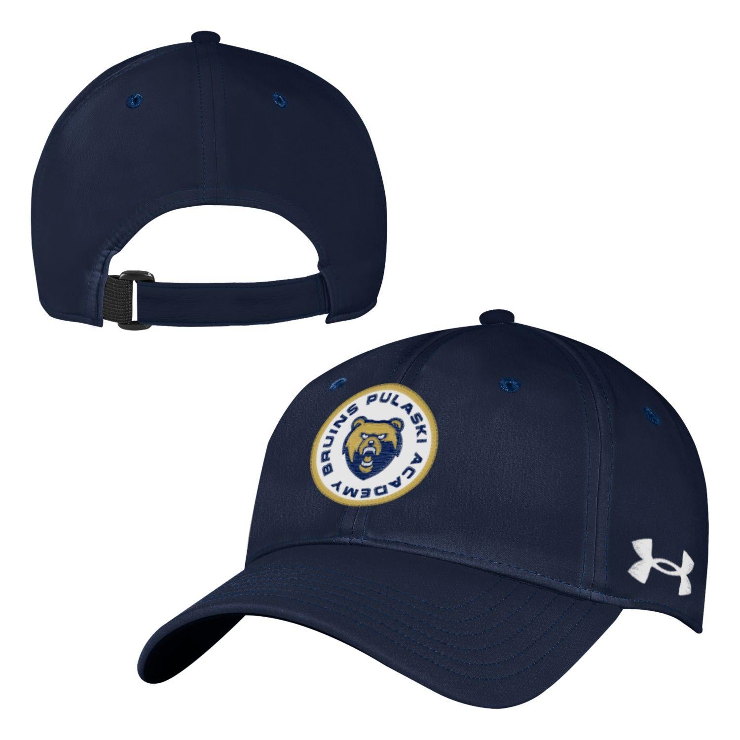 UA (Youth) Navy Hat - PA BRUINS/Bear Circle Logo