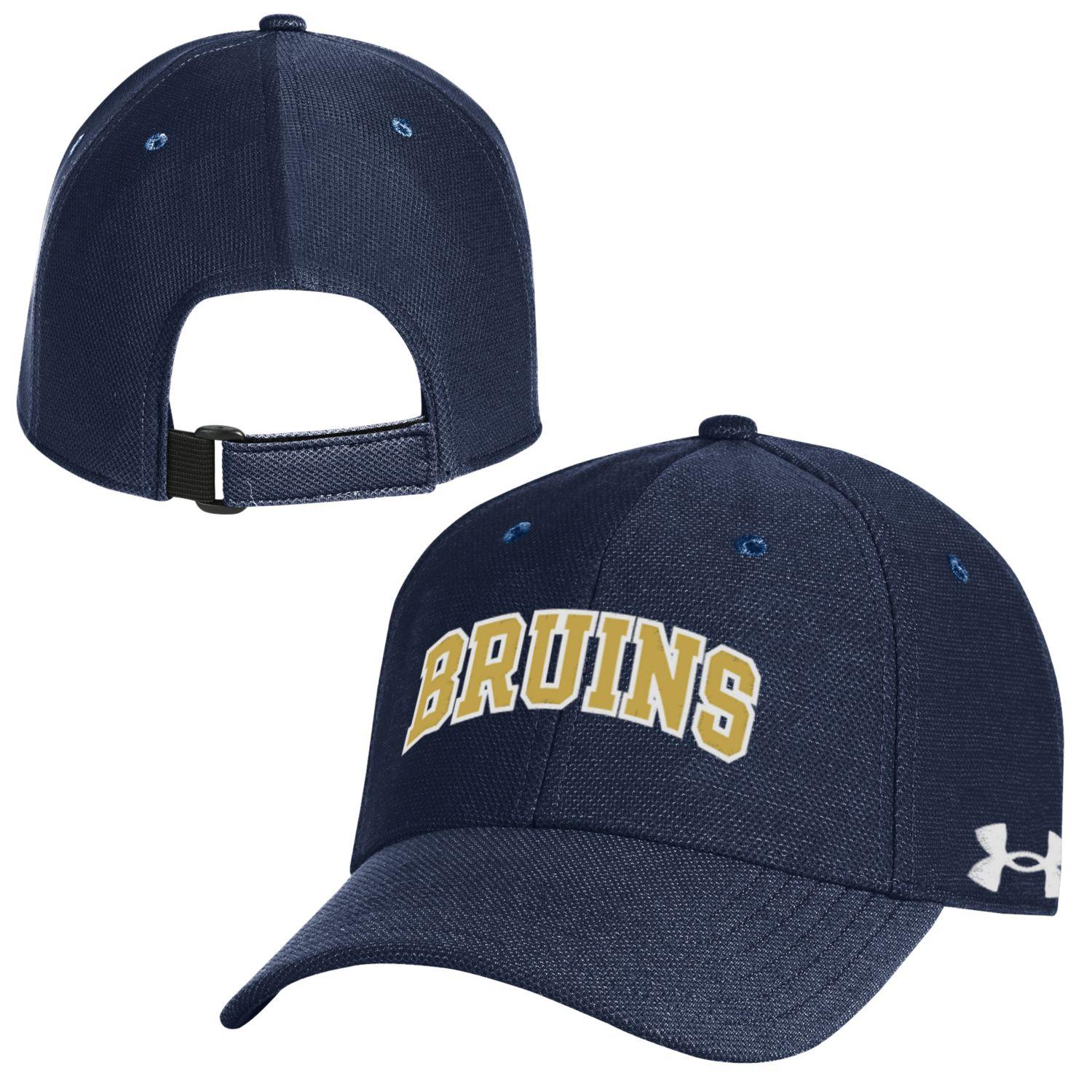 UA Blitzing Adjust 3.0 Mid Pro Navy Hat - 3D BRUINS