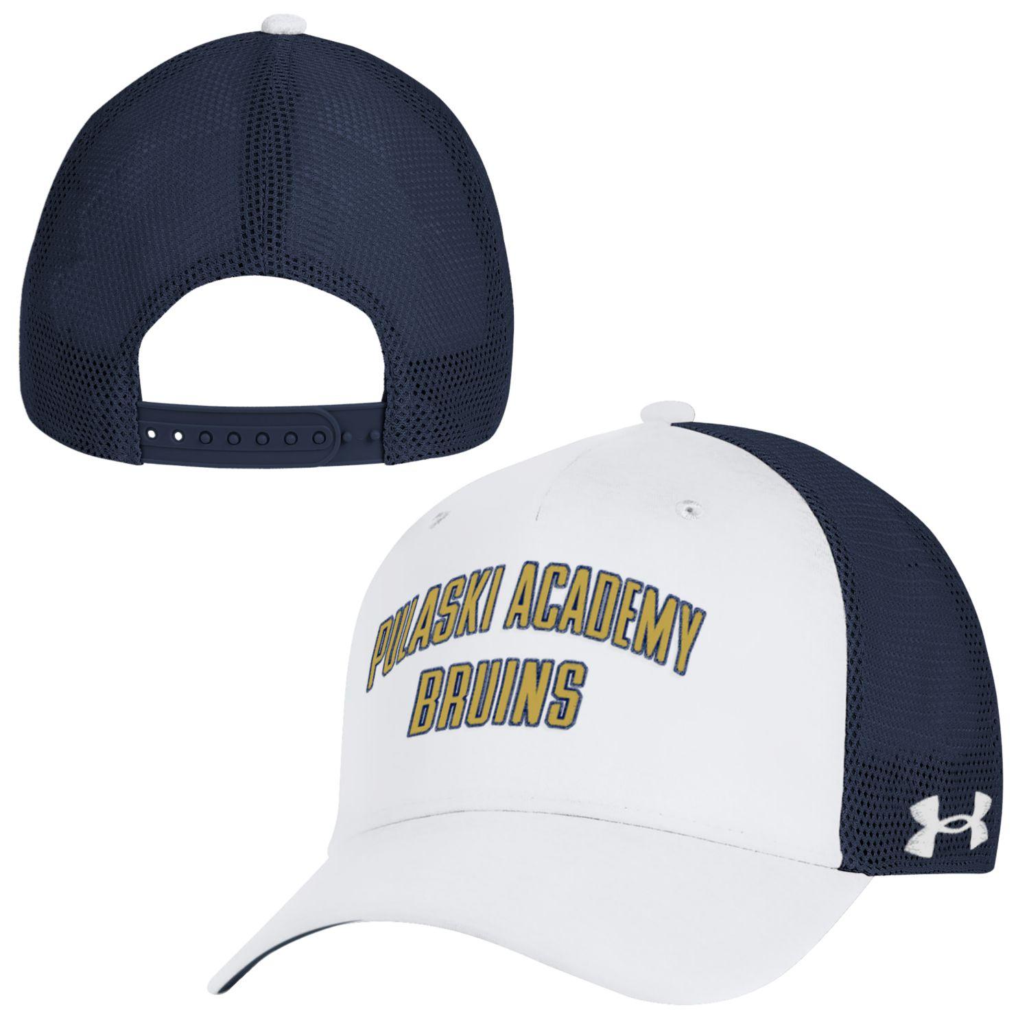 UA Twist 3.0 Trucker Snapback Navy/White Hat - 3D PA BRUINS