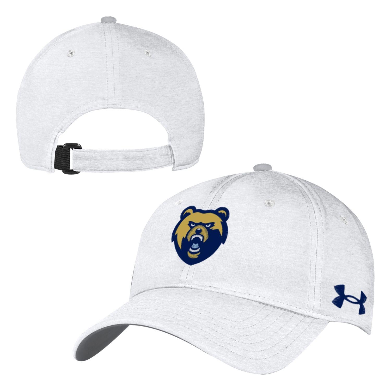 UA (Youth) White Hat - 3D Bear Head