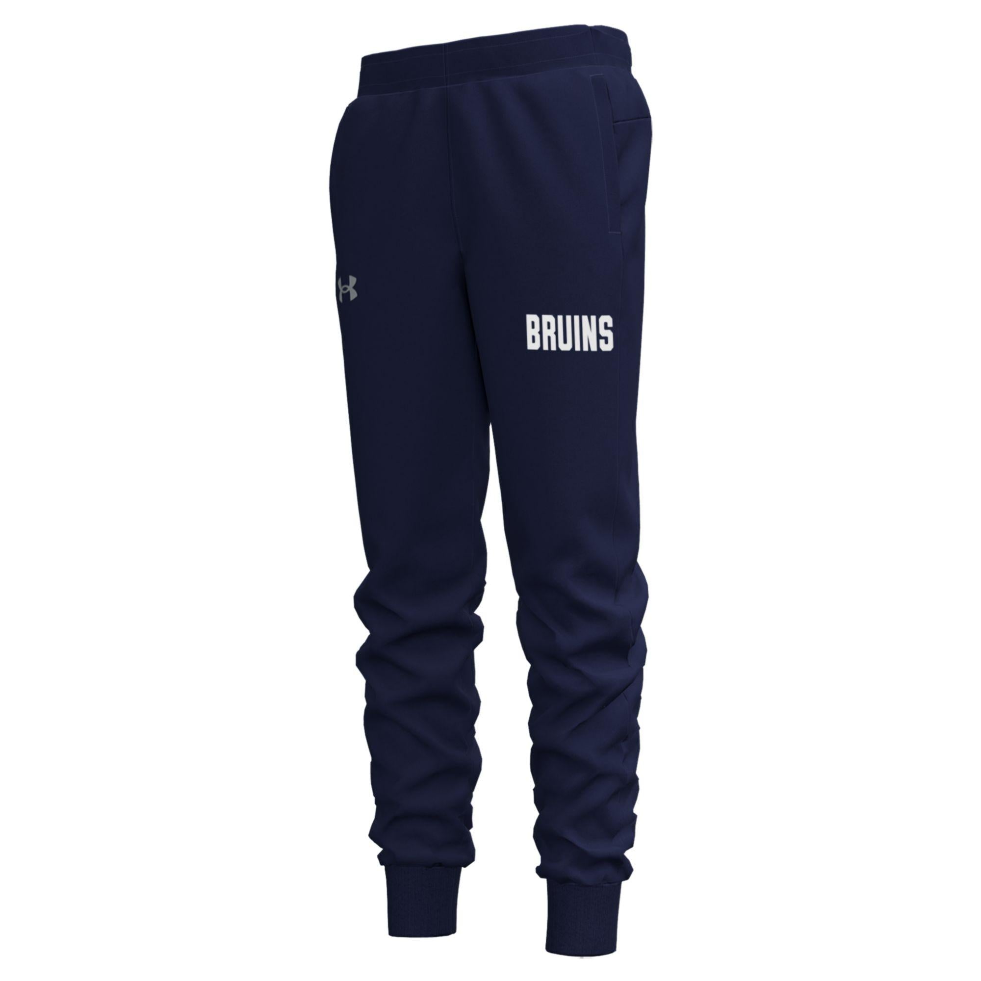Boys' Under Armour Fleece Midnight Navy Jogger - BRUINS