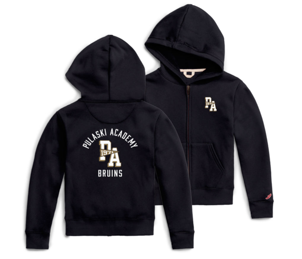 Girls' League Essential Full Zip - Navy - PA 71 Pennant