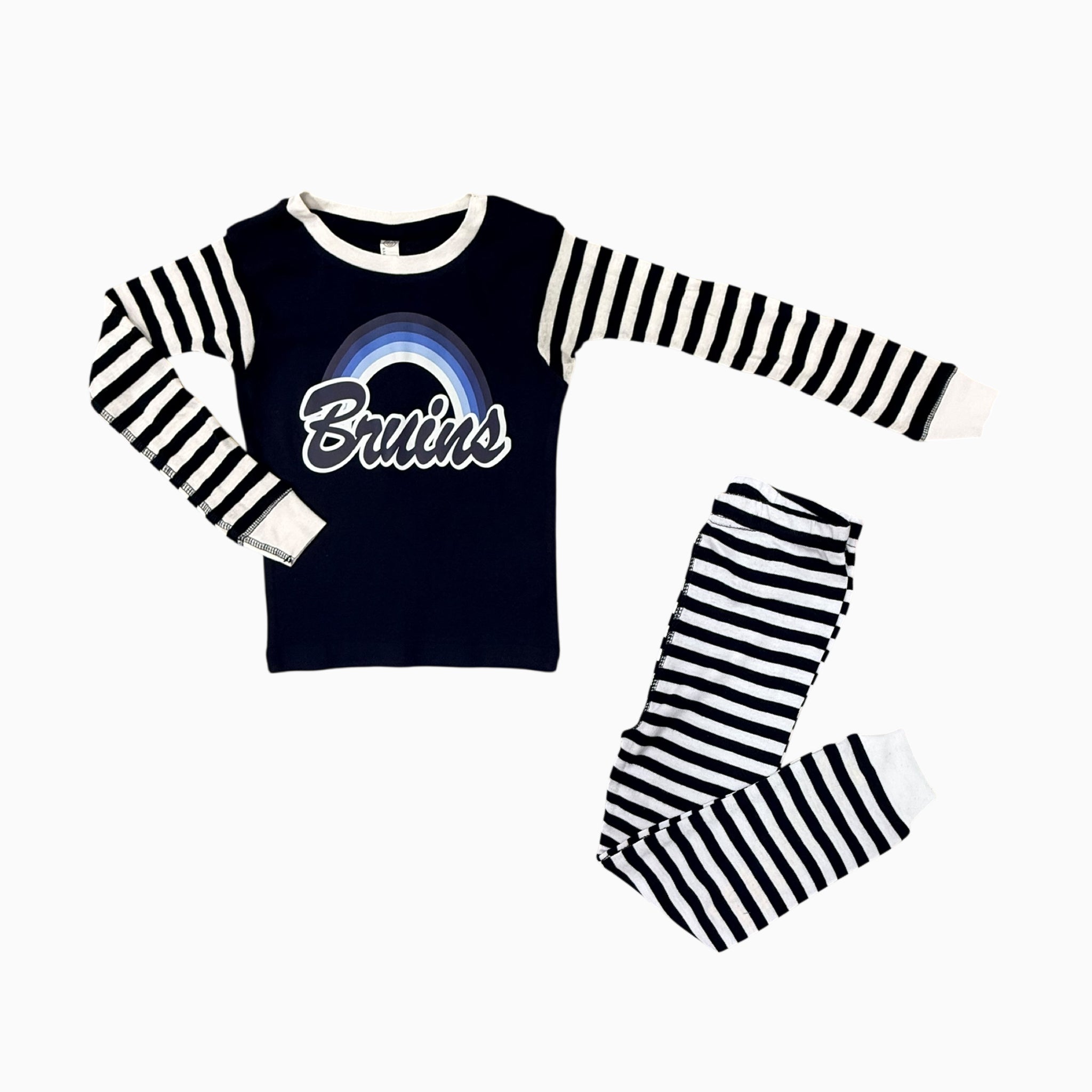 Toddler Pajama Set - Bruis Script w/ Rainbow