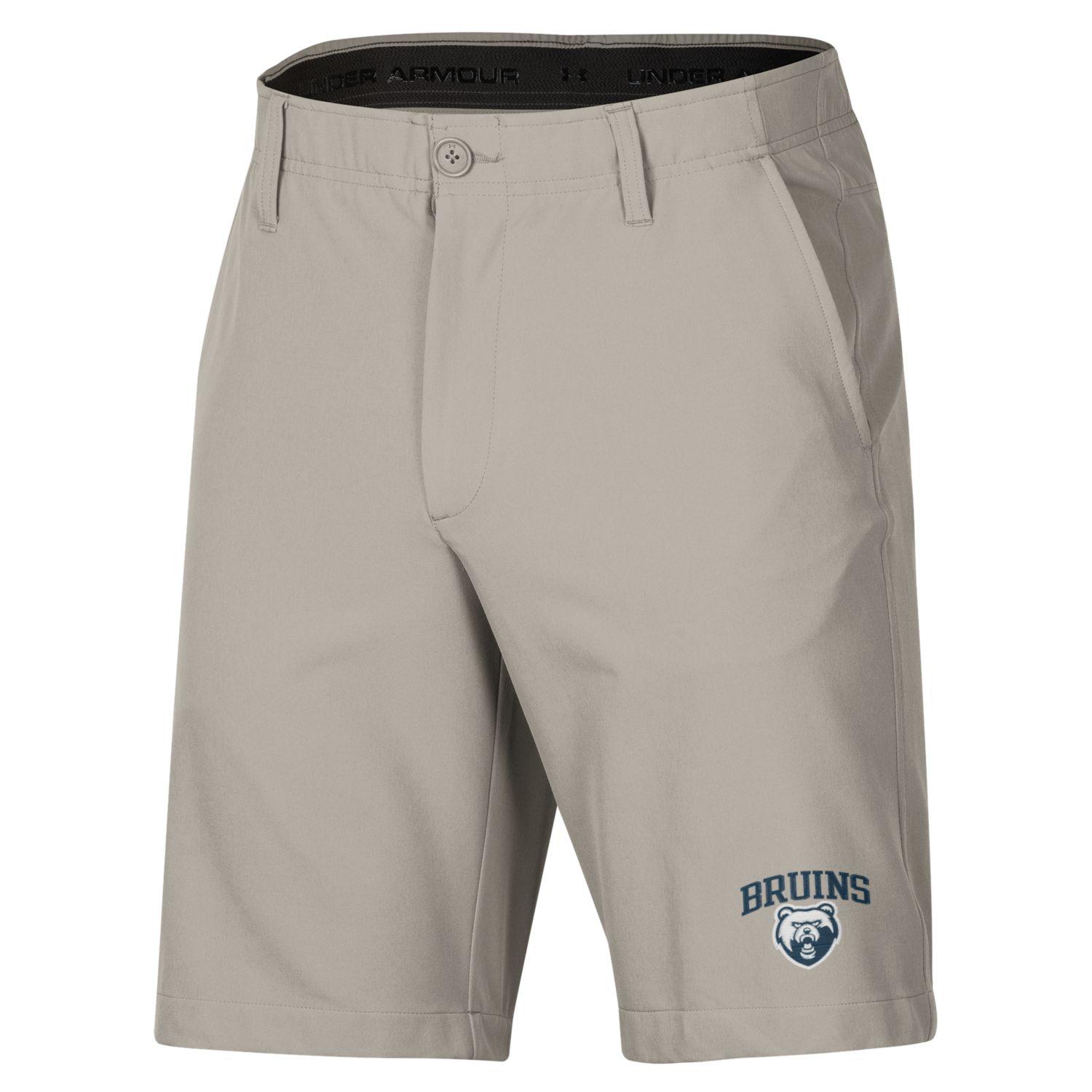 Men's Under Armour Drive Short-Khaki-BRUINS/Bear