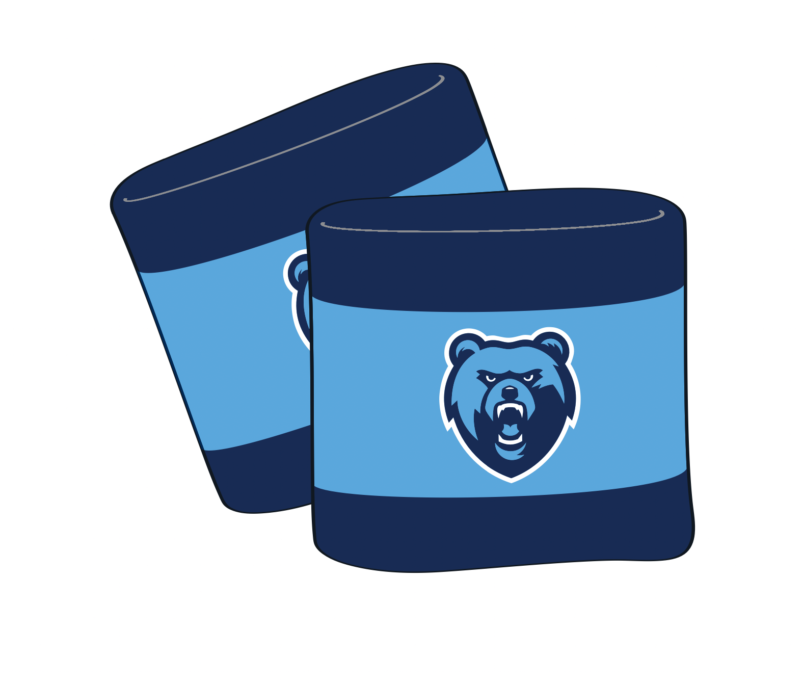 Wristband (Navy/C. Blue ) - PA