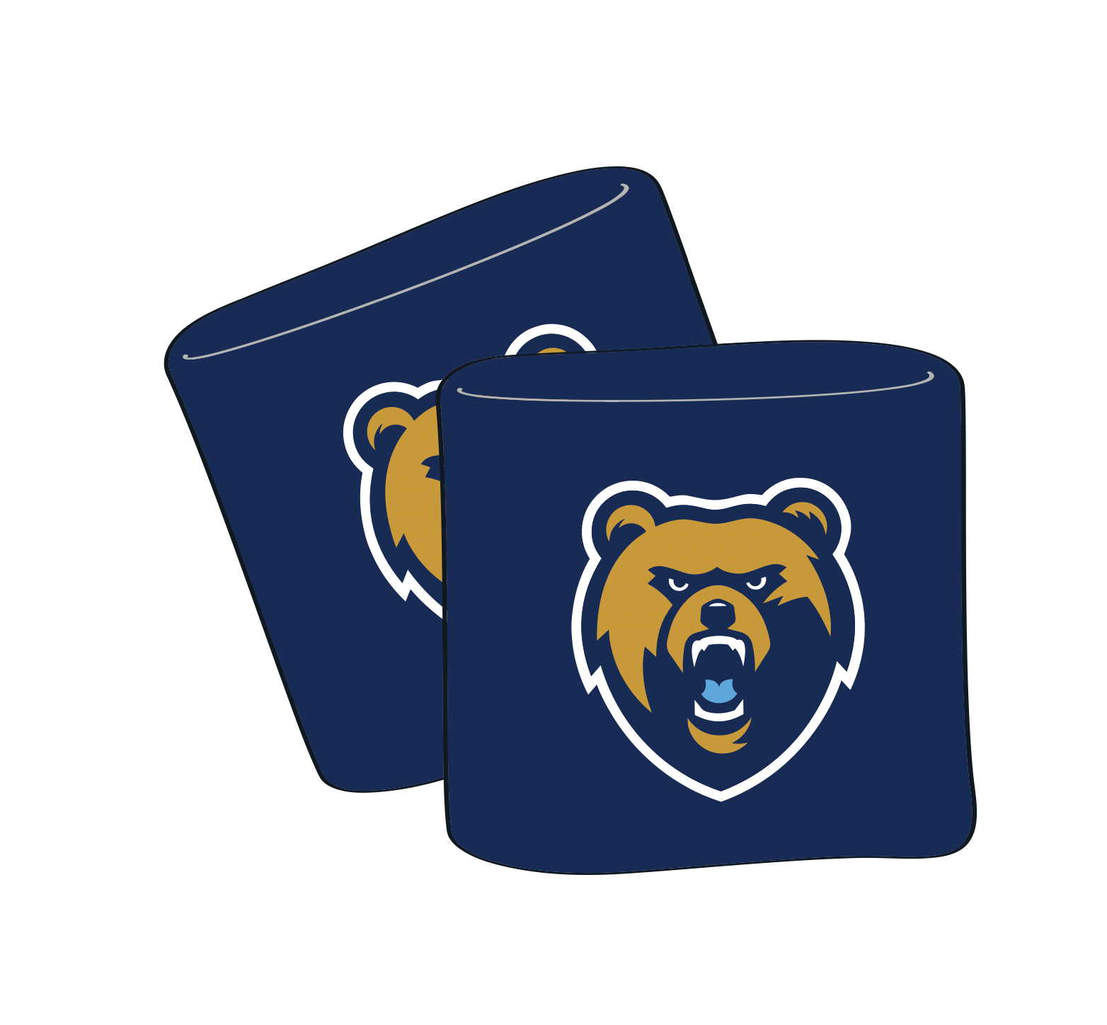 Wristband (Navy) - Bear Head
