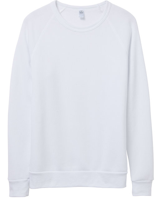 Women's Drop Shoulder Fleece - White - Patches