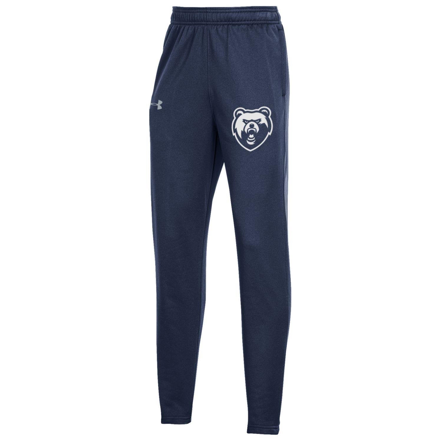 Boys' UA Brawler Pant-MidNavy-WhiteBearHead