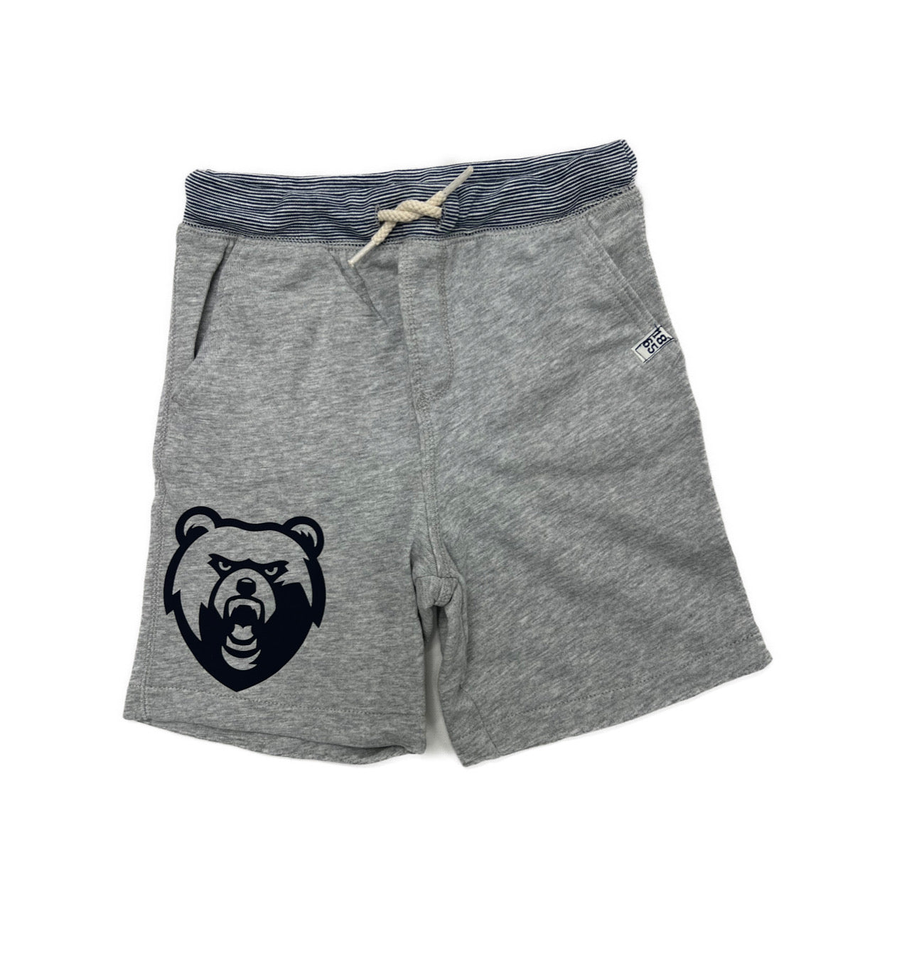 Toddler Boys' Pull-On Knit Shorts-Striped Waist