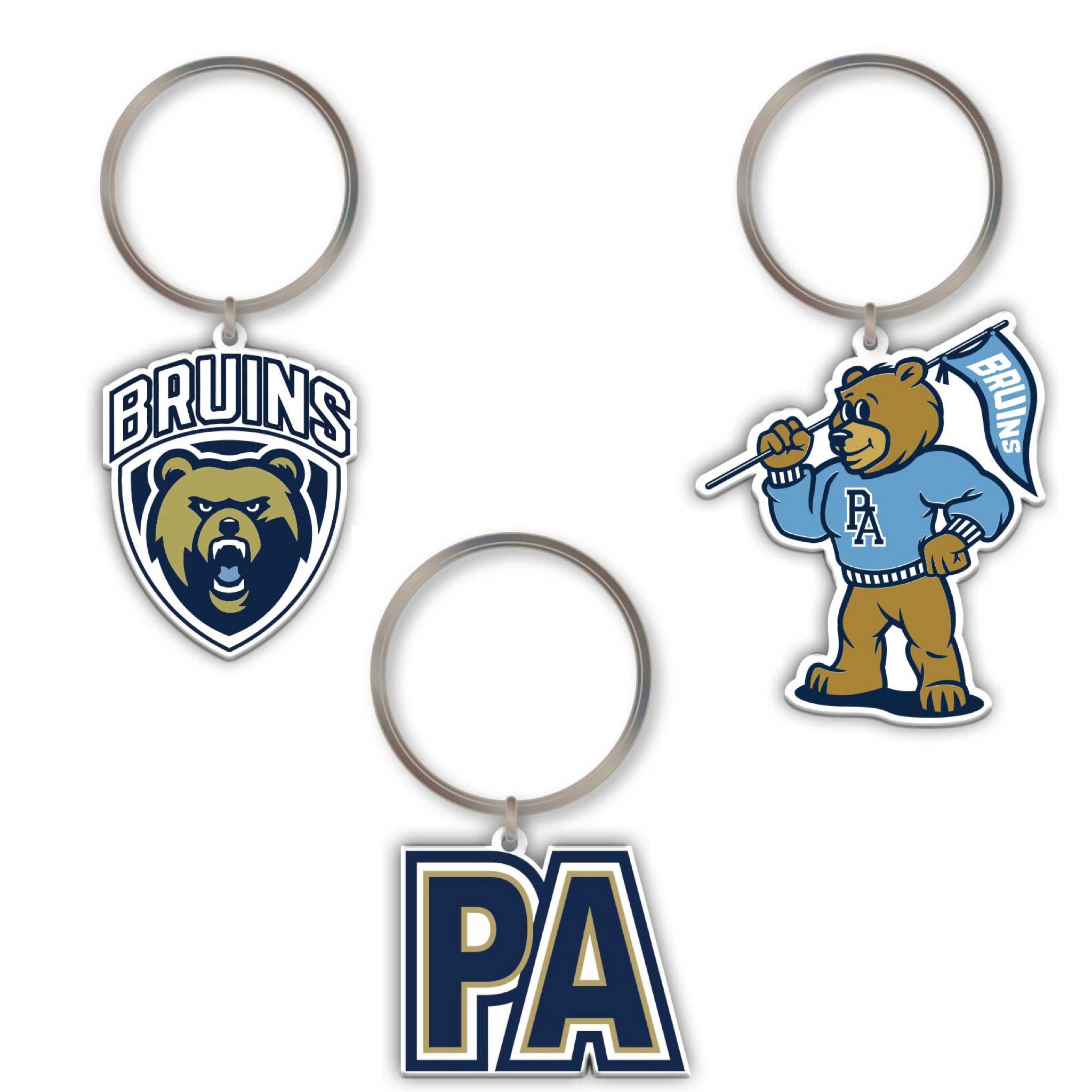 Softie 3D Cut Out Logo Keychain