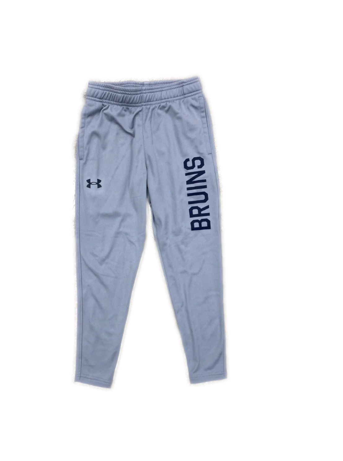 Boys' Under Armour Brawler Pant - Steel w/ Navy Bruins