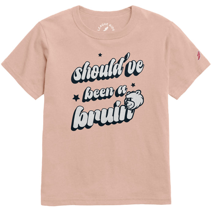 Girls' League Tumble SS Tee - Washed Dusty Rose - Should've Been