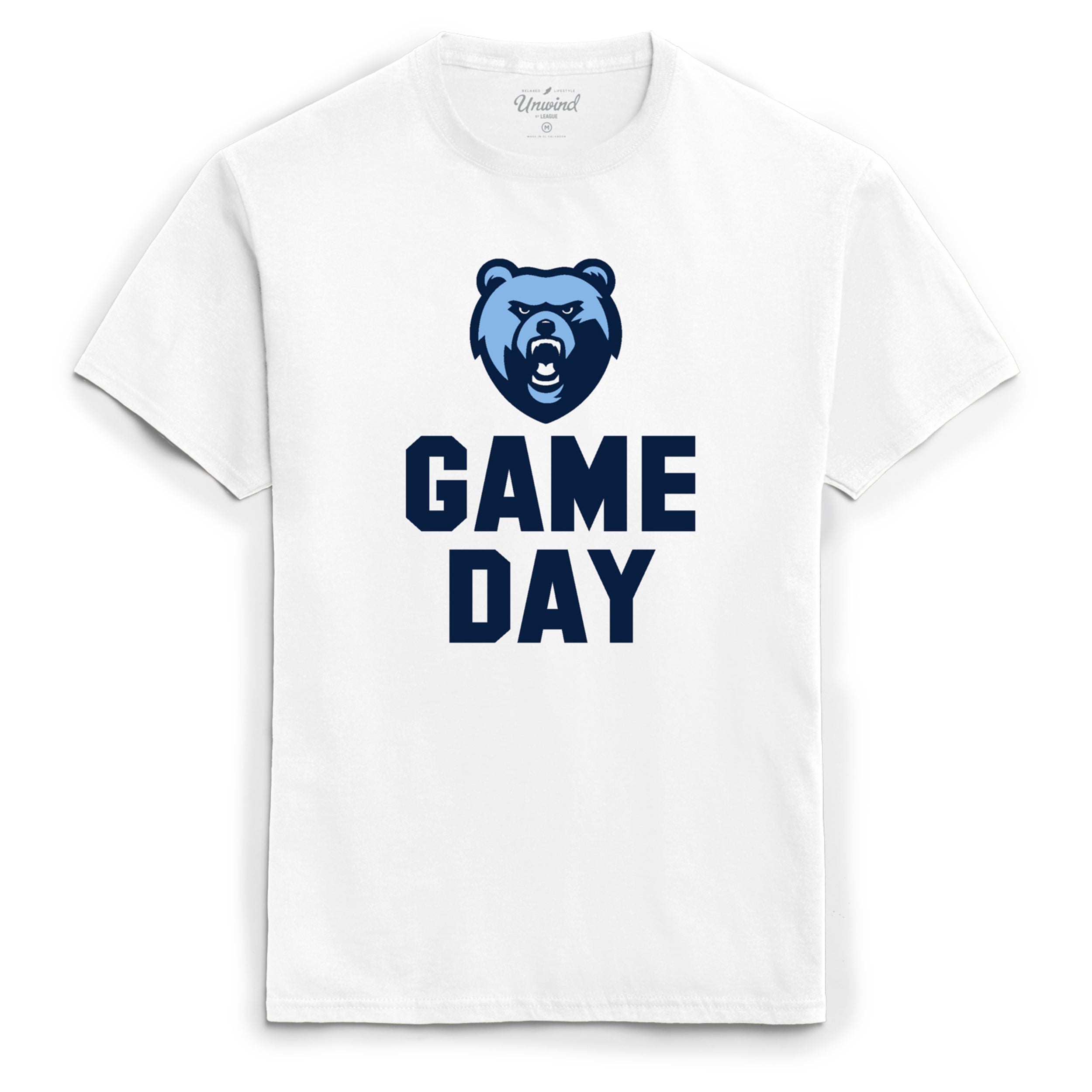 Women's League White Tee - Game Day