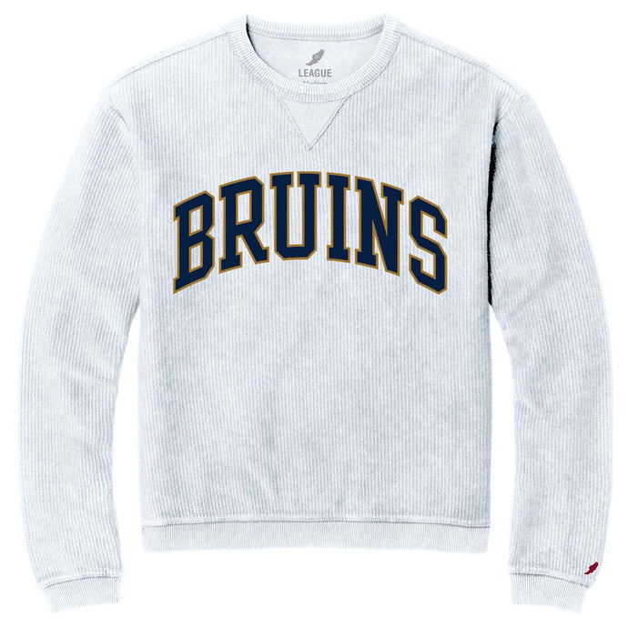 Women's League Corded Crew - Arched BRUINS