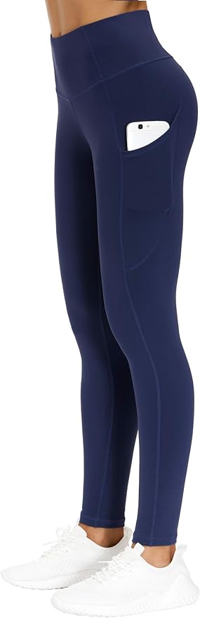 Women's Yoga Pants w/ Pockets - Navy