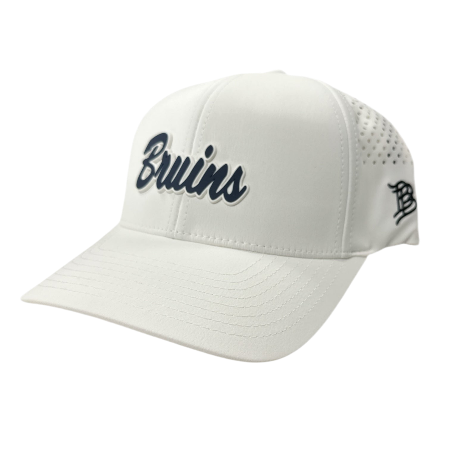 Branded Bills White Perforated Performance Hat - PVC Bruins