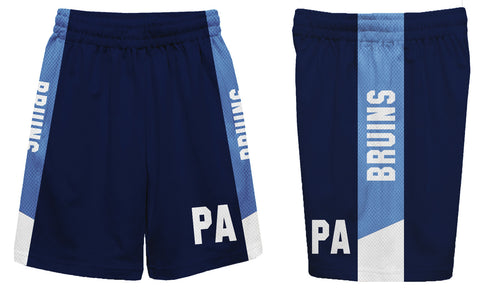 Toddler Boys' Athletic Shorts (Navy/Light Blue) - PA
