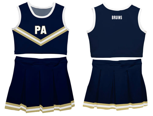 Two Piece Navy Cheer Outfit - PA