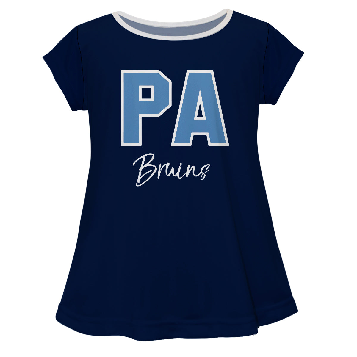 Toddler Girls Navy Top - PA/Bruins Script