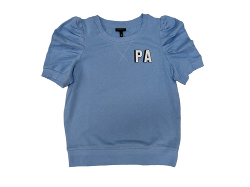 Women's Puff Sleeve Sweatshirt - Blue - LC PA