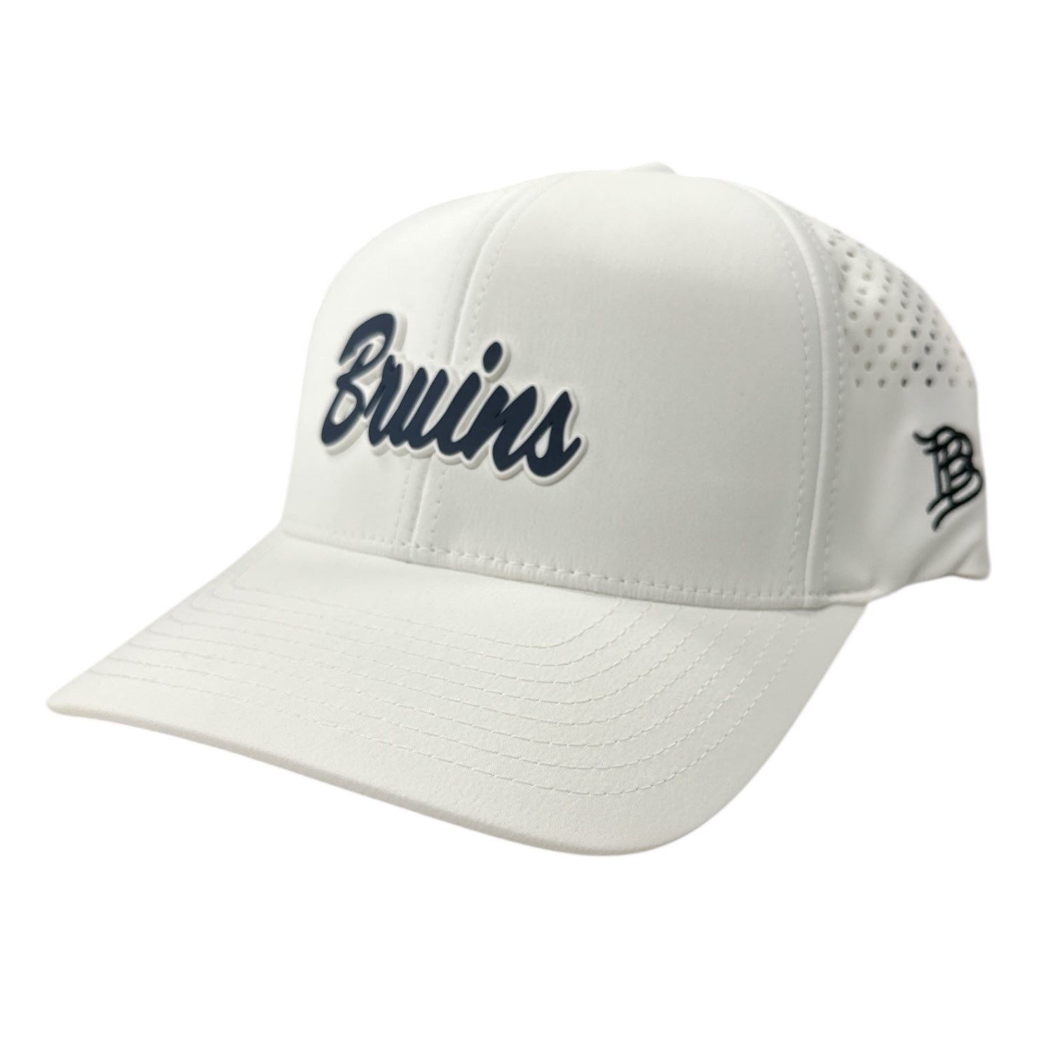 Branded Bills White Perforated Performance Hat - PVC Bruins