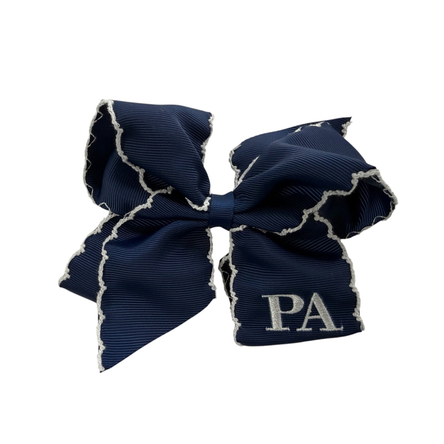Navy Moonstitch Bow - PA