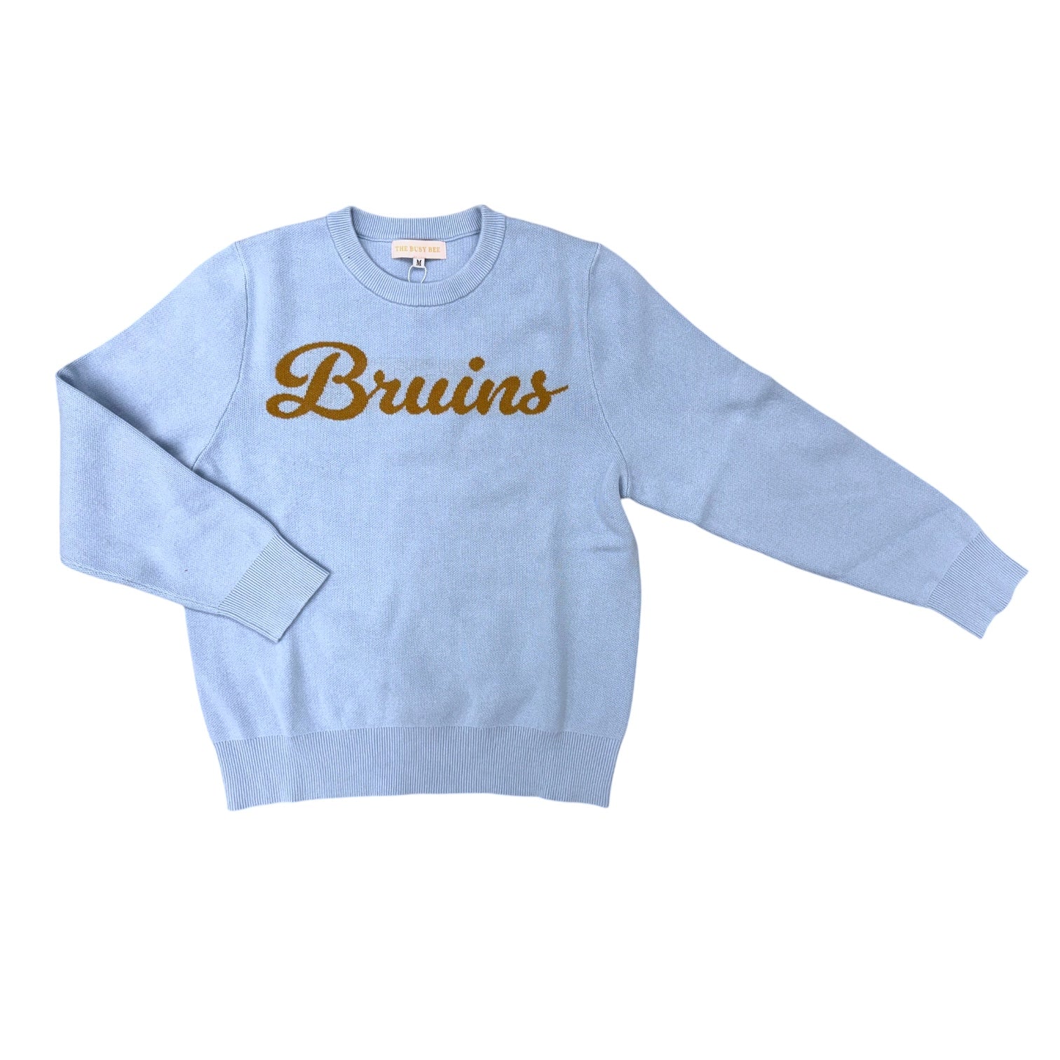 Women's Light Blue Sweater- Bruins