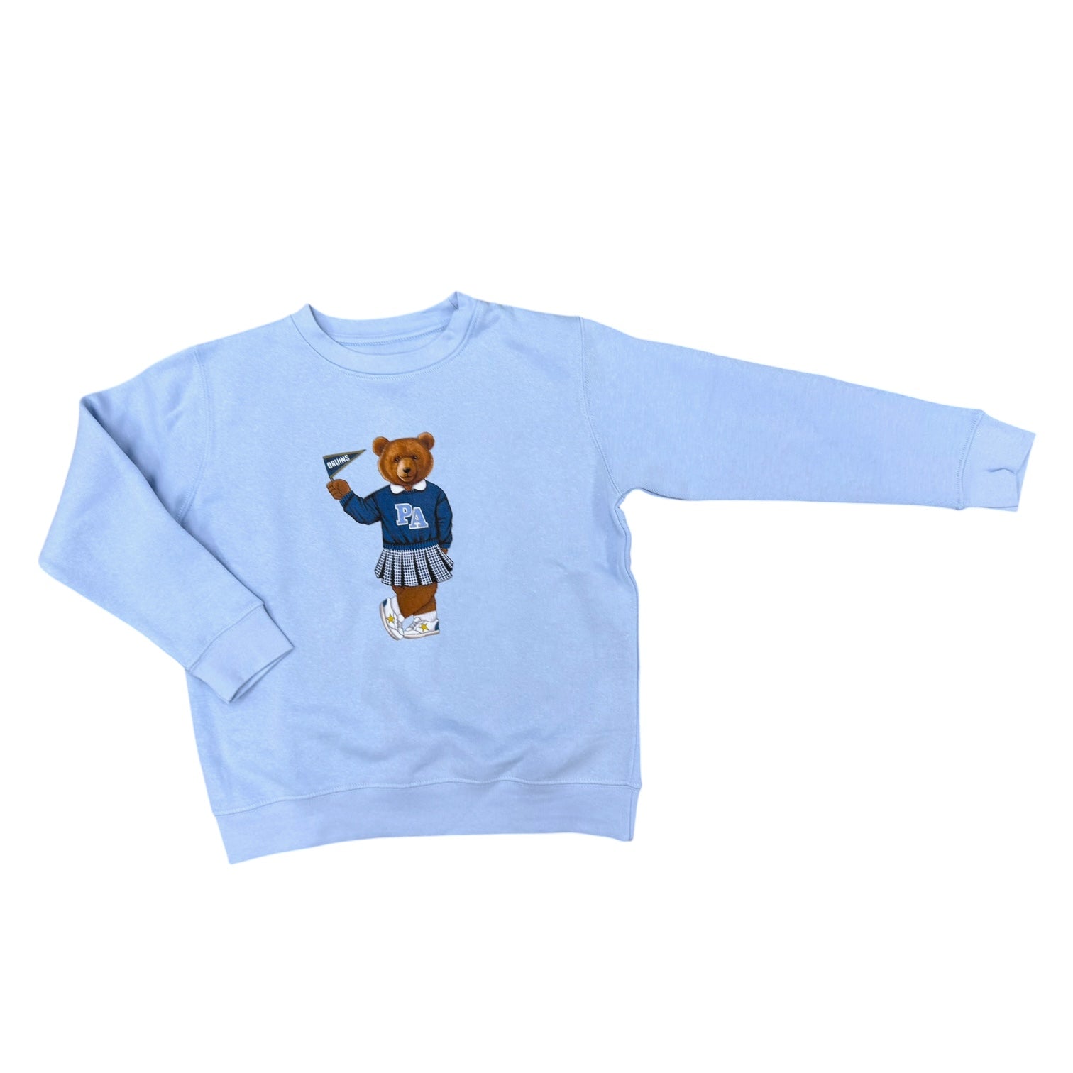 Girls' Crew Dog Sweatshirt - Bear w/ PA Uniform & Pennant
