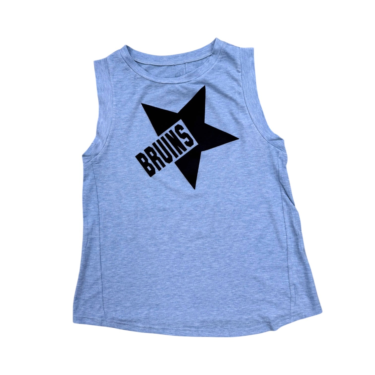 Women's Triblend Light Blue Tank - Star/BRUINS