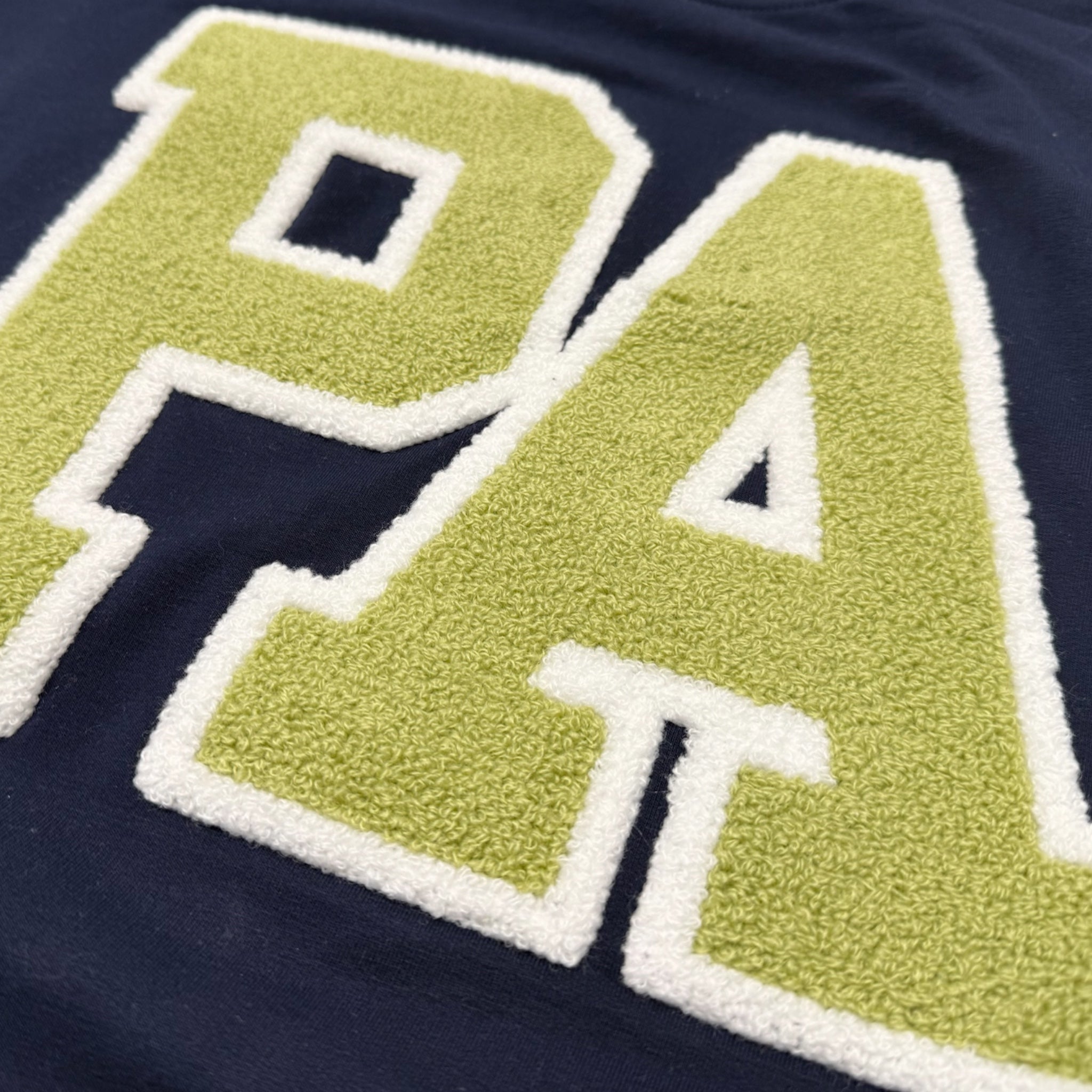 Women's Navy Crew w/ Chenille Applique - PA