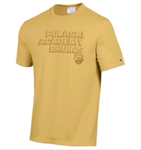 Adult Champion Vintage Wash SS Tee - Bold Hytop Gold - P/A/B