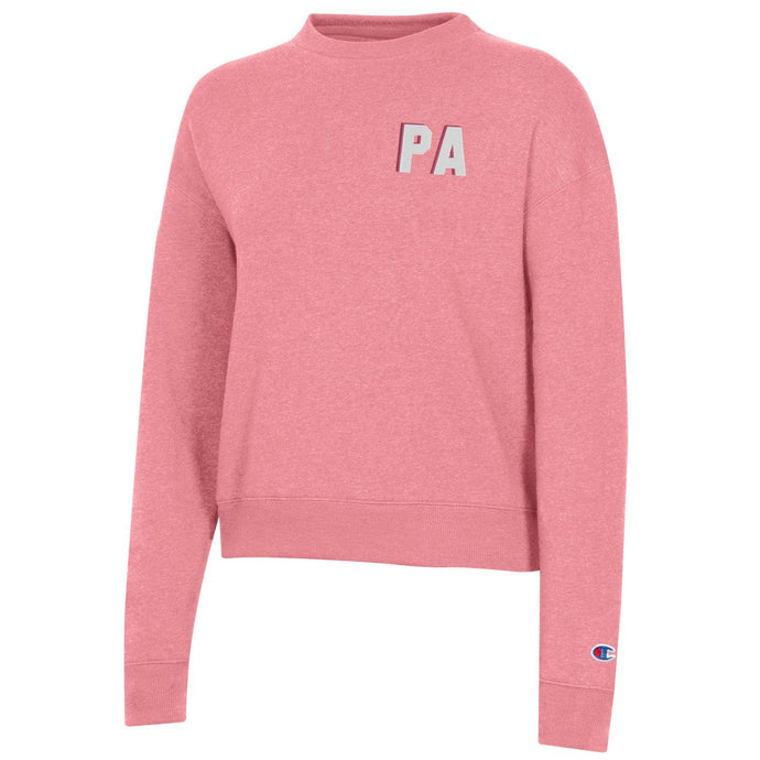 Women's Triumph Pink Crew - Left Chest PA Embroidery