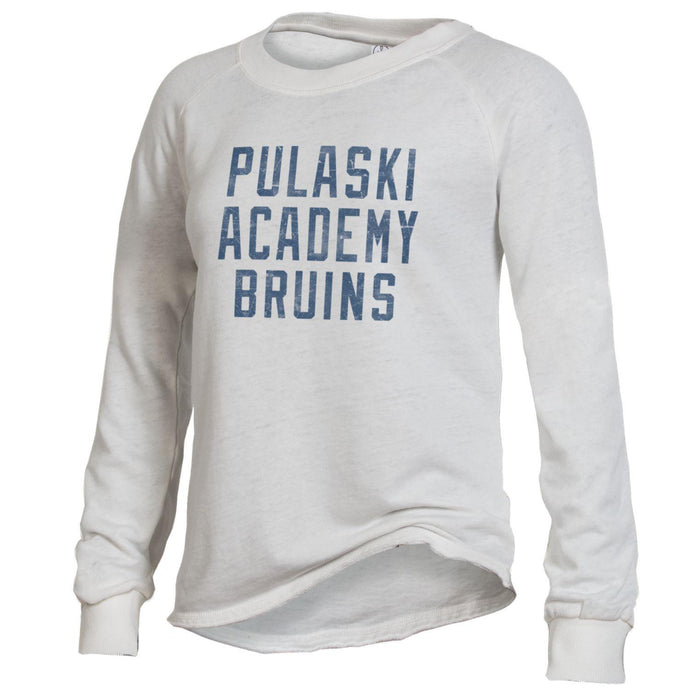 Women's Alternative Ivory Lazy Day Pullover - Stacked PA/BRUINS