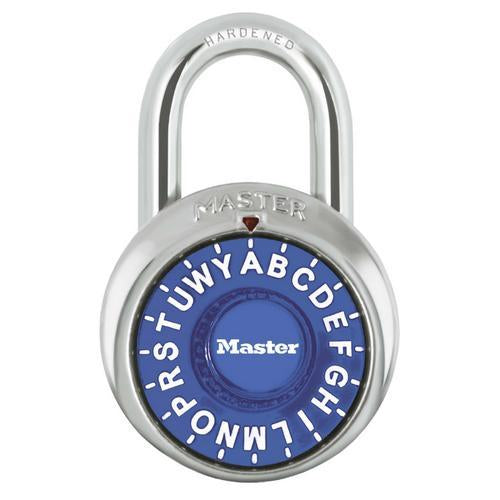 Master Combination Lock - Blue Letter Dial
