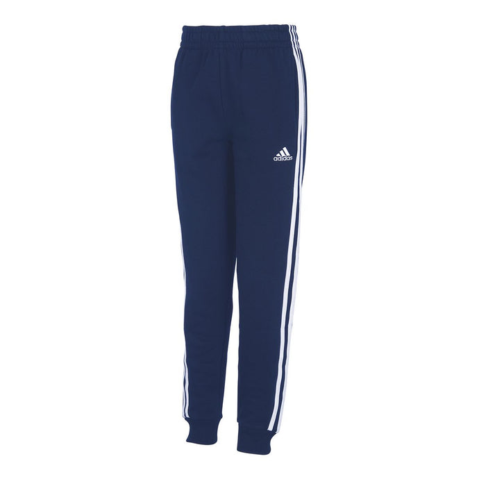 Toddler Boys' Adidas Tricot Navy Joggers - White PA