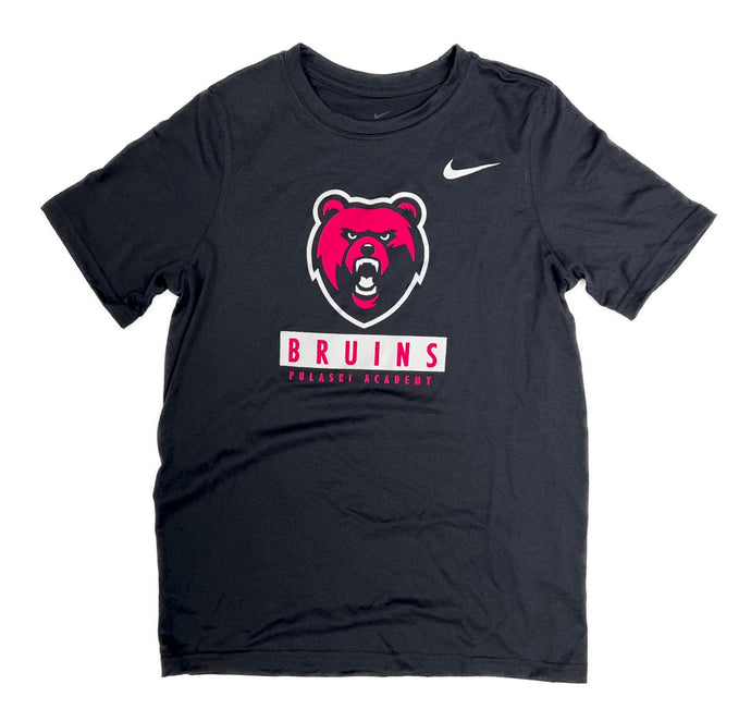 Boys' Nike Legend SS Tee - Pink Bear Head