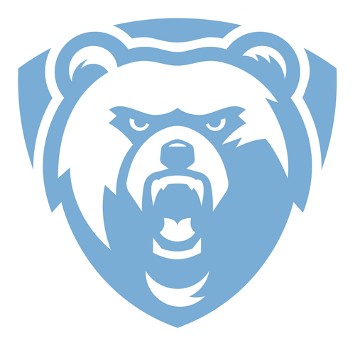 Sticker Bear Shield (light blue)