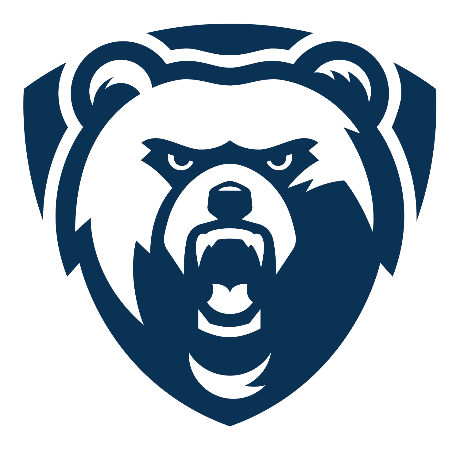 Sticker Bear Shield (navy)