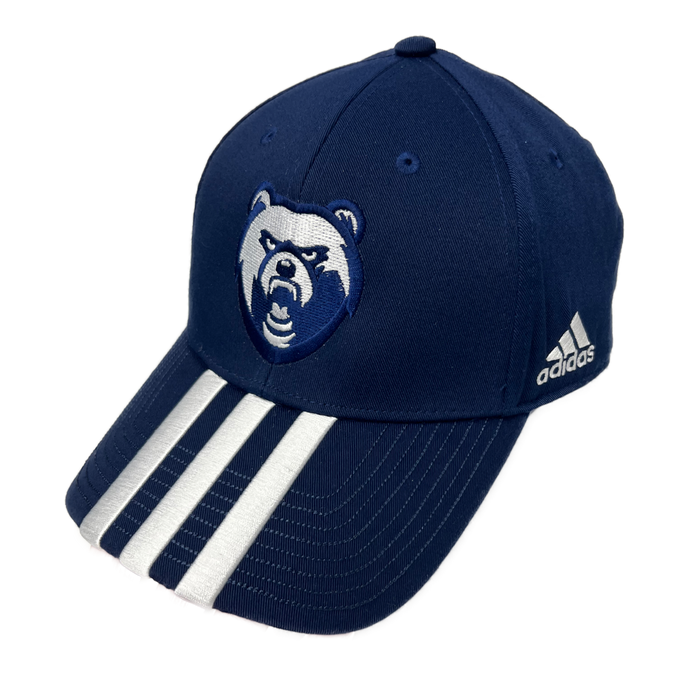 Hat - Adidas Three Stripe Cap Navy - BearHead