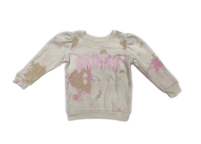 Toddler Girls' Tie Dye Puff Sleeve Sweatshirt